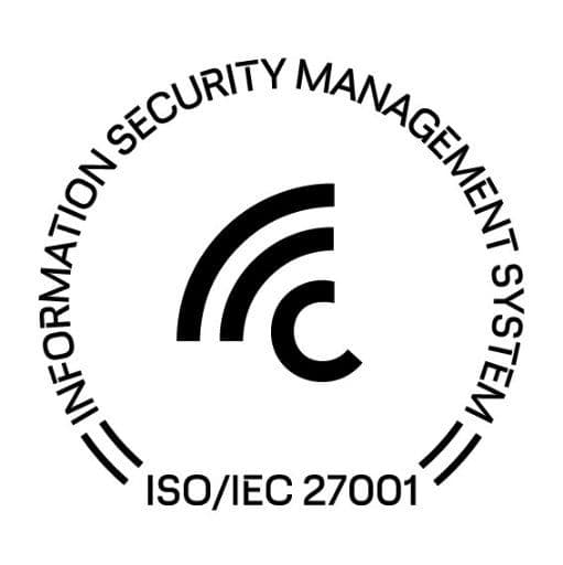 ISO/IEC 27001:2022 badge